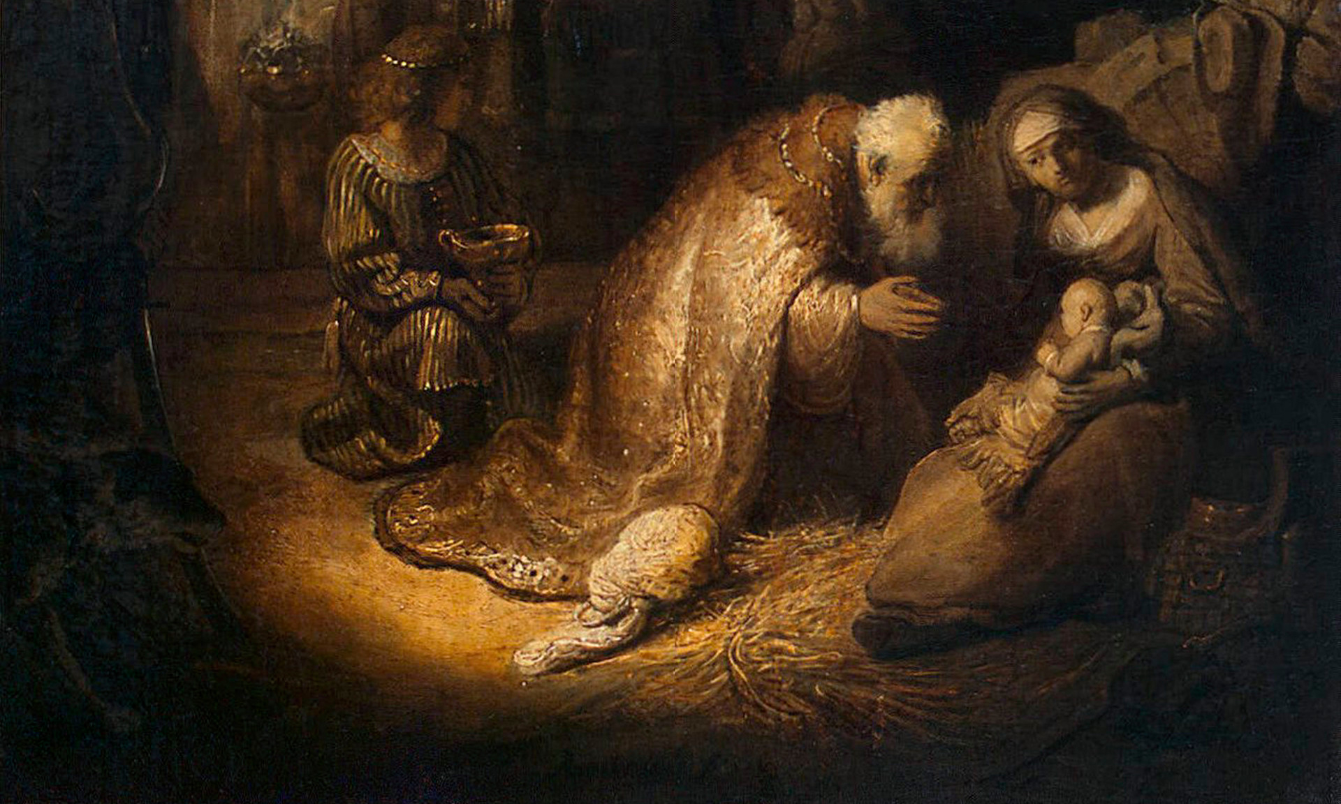 Считавшуюся утраченной картину Рембрандта нашли после падения со стены