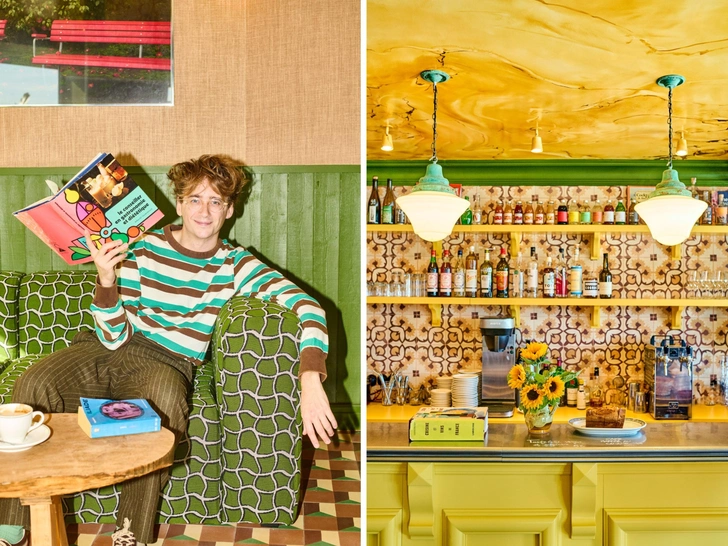 По-английски и по-французски: ресторан Deux Gares Express по проекту Люка Эдварда Холла | Источник: Бастьен Латтанцио