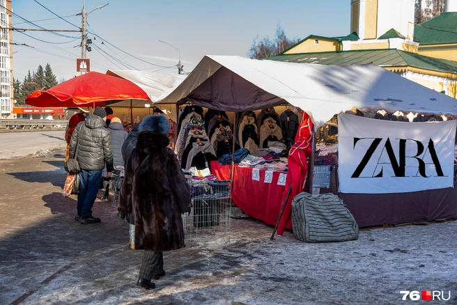 Для Zara мы нашли палатку в Крестах | Источник: Кирилл Поверинов / 76.RU, Мария Романова / Городские медиа