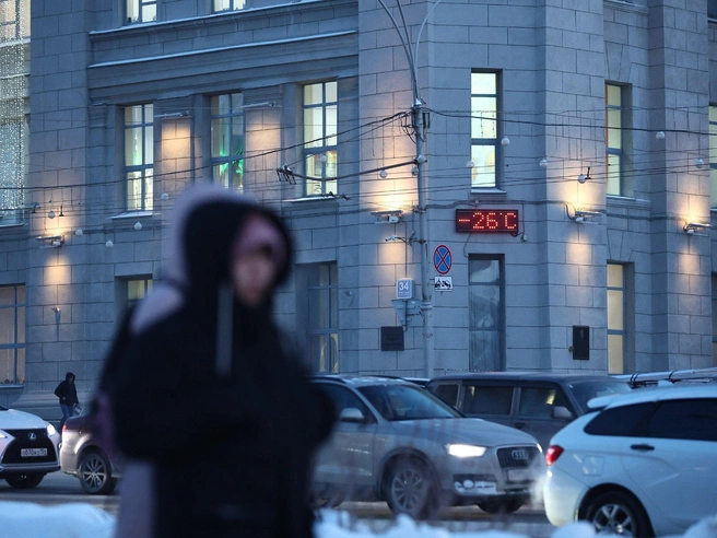 В центре Новосибирска температура опускалась до -26 градусов. | Источник: Александр Ощепков / NGS.RU