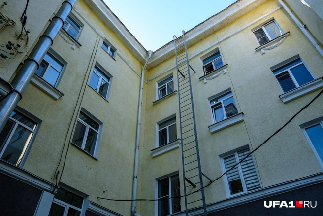 В этом доме находится фотостудия | Источник: Булат Салихов / UFA1.RU