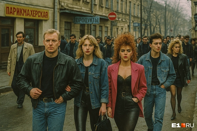 Одежда была одним из главных способов самовыражения в 90-е | Источник: Филипп Сапегин / E1.RU