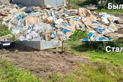 Незаконную свалку в Буинске убрали за день