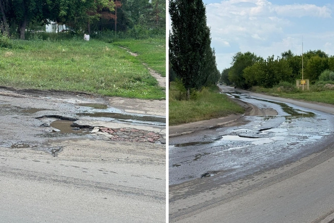 Дорога полностью пришла в негодность, а на участке постоянно сохраняются грязь и вода | Источник: «Аварийный Омск» / t.me