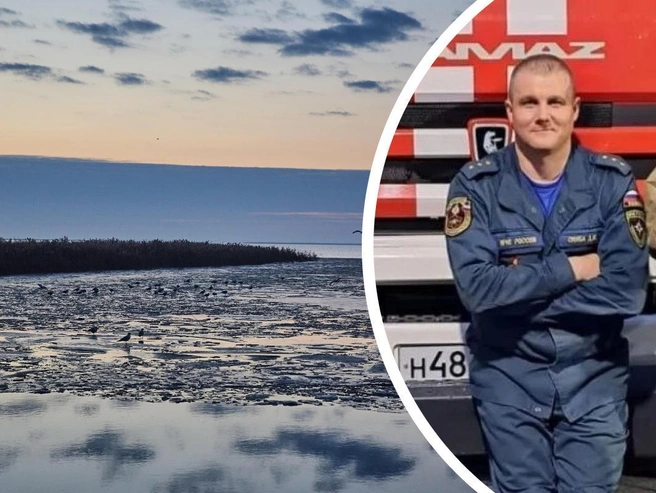 Данила Скиба и его друг вытащили одного рыбака из ледяной воды, а второму оказали медицинскую помощь. | Источник: Александр Ощепков / NGS.RU, ГУ МЧС России по Новосибирской области