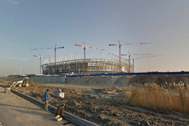 Эта стройка в представлении не нуждается | Источник: Google Maps