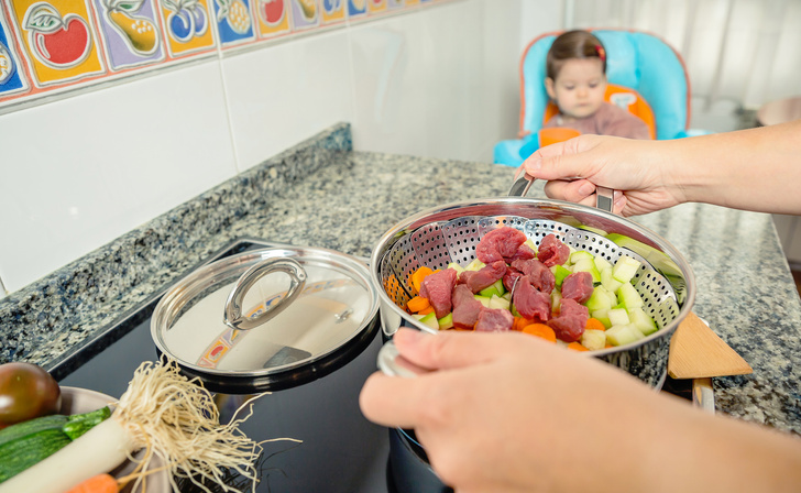 Стул ребенка при введении прикорма овощных пюре
