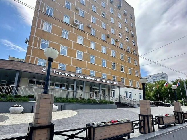 Реконструкция входной группы ГКБ № 4 | Источник: СГ «Развитие»