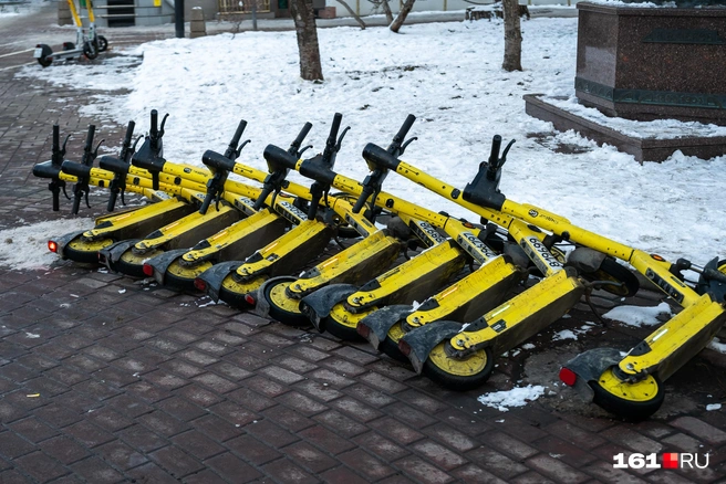 Самокаты еще не проснулись | Источник: Евгений Вдовин / 161.RU