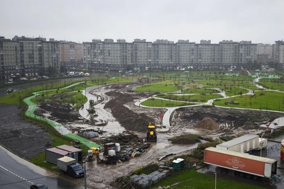«Большой круг» в Славянке не благоустроили в срок