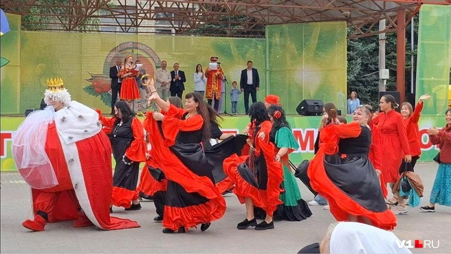 Цыганский ансамбль казался одним из главных заводил фестиваля | Источник: Тимофей Крылов / V1.RU