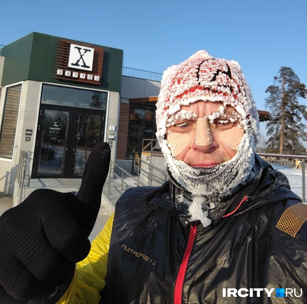 Морозы для бега тоже не помеха: этой зимой Константин выходил заниматься и при −24 градусах | Источник: Константин Зайцев / личный архив