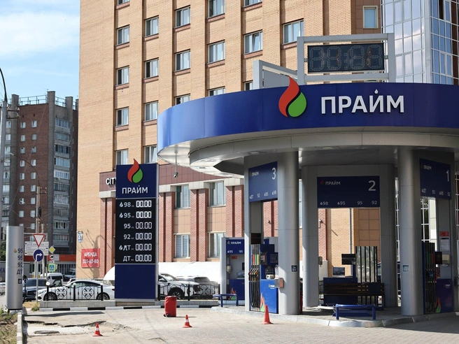 На АЗС «Прайм» топливо отсутствует уже несколько дней. | Источник: Александр Ощепков / NGS.RU