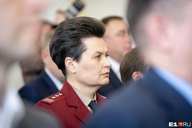 Начальник екатеринбургского управления Роспотребнадзора Елена Потапкина тоже здесь, значит, санитарные нормы соблюдены | Источник: Владислав Лоншаков / E1.RU