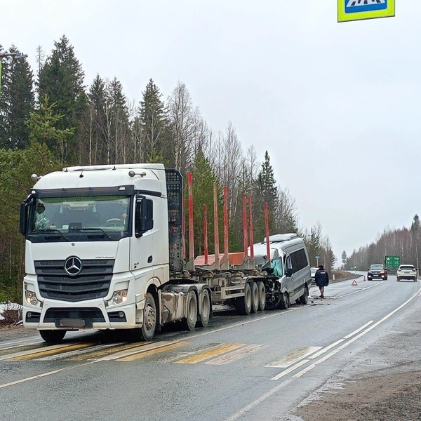 Авария произошла перед пешеходным переходом | Источник: МВД Пермского края