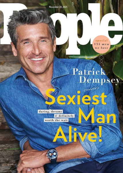 57-летний актер Патрик Демпси назван самым сексуальным мужчиной года