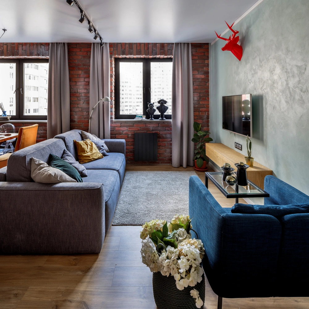 Квартира в современном стиле с элементами лофта в Самаре (фото 3) | Источник: Роман Спиридонов