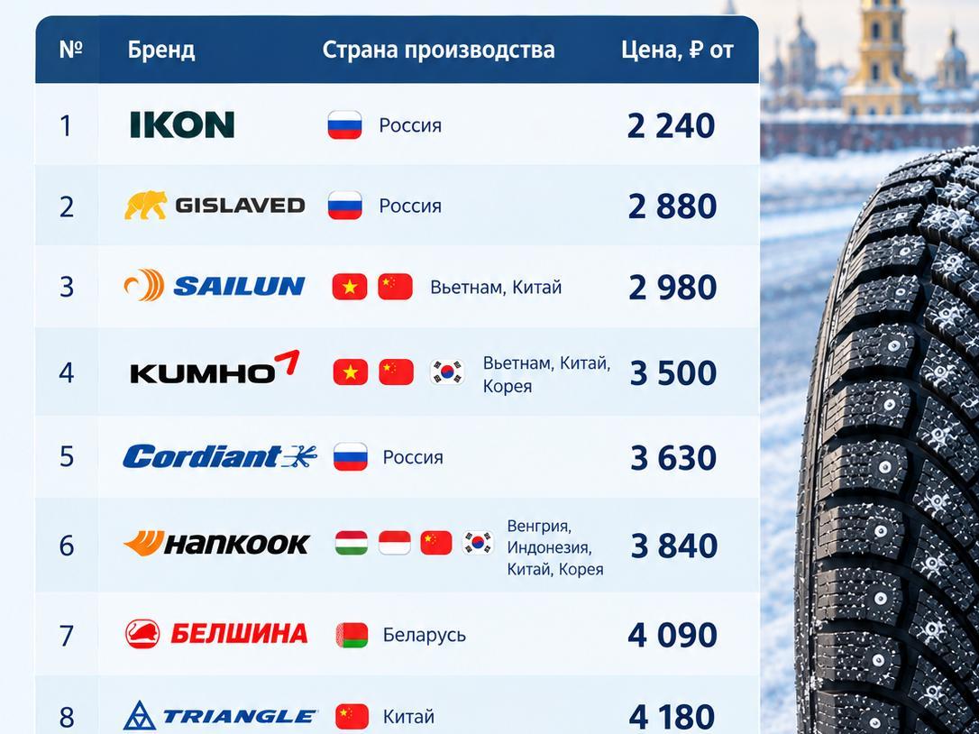 Китайские шины впервые обогнали выпуск в России