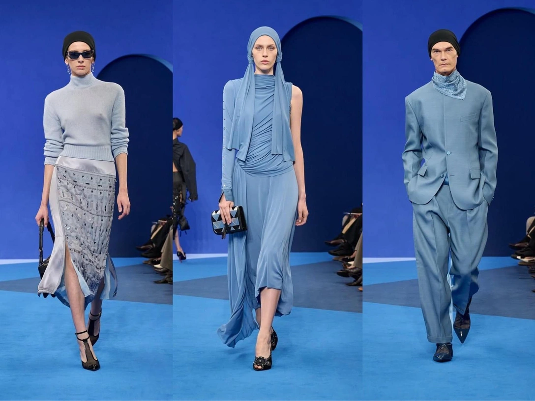 Lanvin возвращает синий цвет — фирменный оттенок Дома | marieclaire.ru