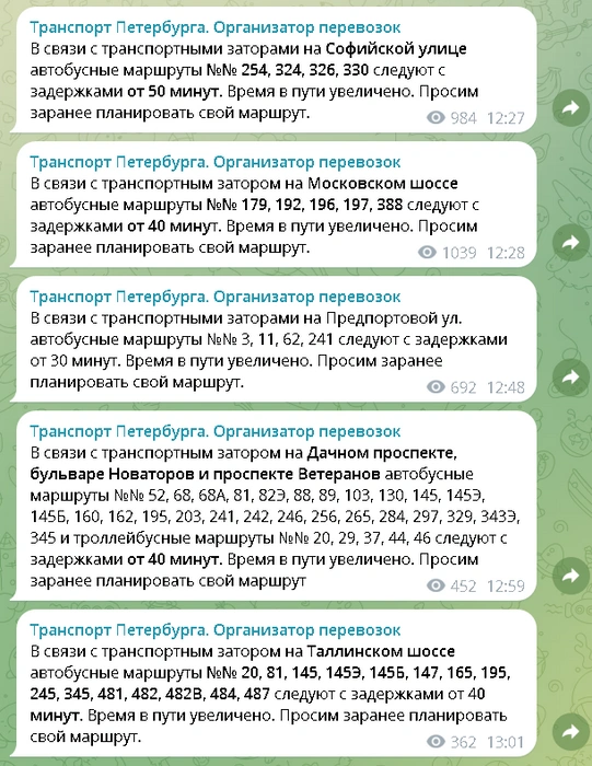 Источник: Транспорт Петербурга. Организатор перевозок