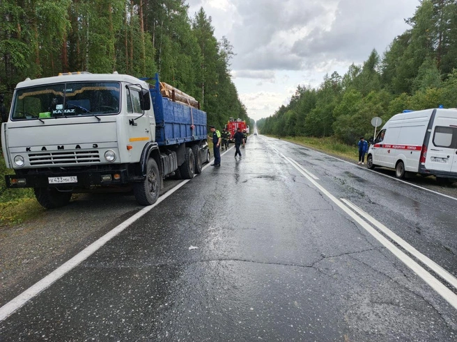 Когда приехали медики, водитель Ford был уже мёртв | Источник: ГИБДД Свердловской области
