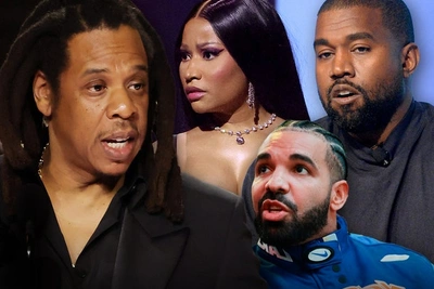 Jay-Z задиссил Ники Минаж, Канье Уэста и Дрейка в фристайле