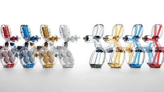Лампы и колонки Balloon Dog: коллаборация Lexon и Джеффа Кунса