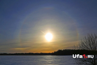 В Башкирии заметили атмосферное явление гало