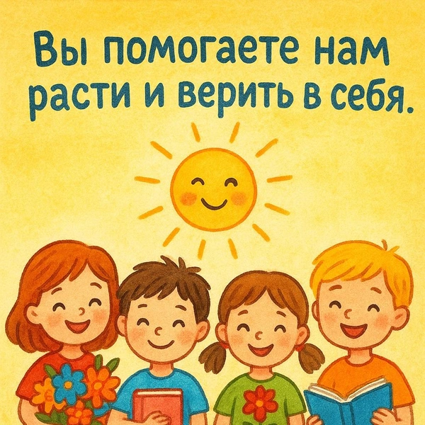 Открытка ко Дню учителя, поздравление ко дню учителя, поздравление ко дню учителя от класса, красивое поздравление ко дню учителя, оригинальное поздравление ко дню учителя, Какого числа День учителя, открытки ко дню учителя, поздравление с днем учителя | Источник: chatGPT