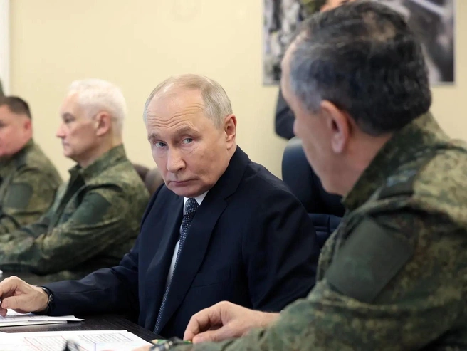Учения посетил Владимир Путин | Источник: ЖОГА / MAX