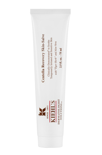 Бальзам для чувствительной кожи с центеллой Centella Recovery Skin Salve, Kiehl’s. Средство создано для регулярного ухода и защиты чувствительной и сухой, а также для восстановления поврежденной и раздраженной кожи. Обеспечивает увлажнение и защиту на весь день.