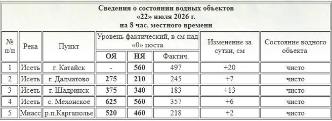 Источник: скрин с сайта Курганского ЦГМС