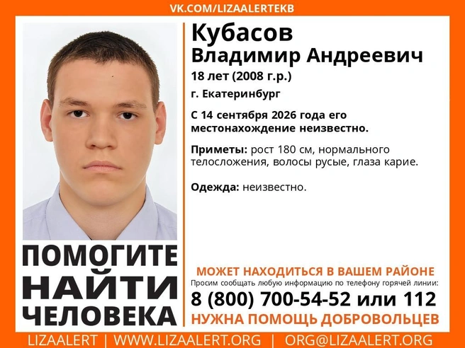 Если вы видели этого человека, позвоните в полицию | Источник: «ЛизаАлерт»