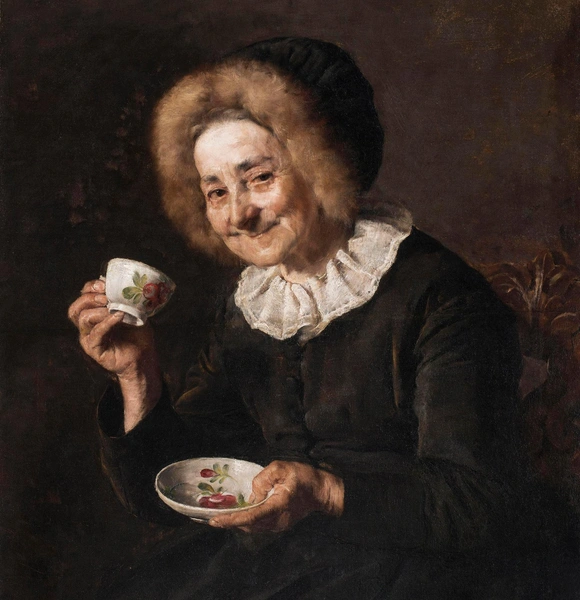 Ивана Кобильца. «Женщина, пьющая кофе». 1888 | Источник: Wikimedia Commons