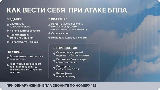 Власти региона напомнили правила действия при атаке беспилотников | Источник: Правительство Архангельской области