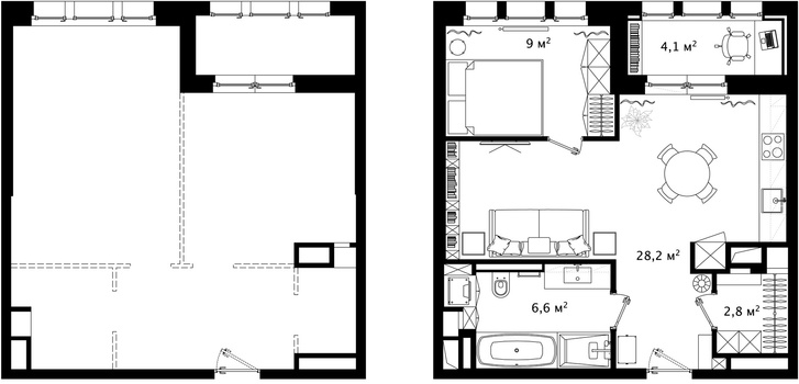 Первый план: все, что нужно знать о планировке маленьких квартир (фото 18)