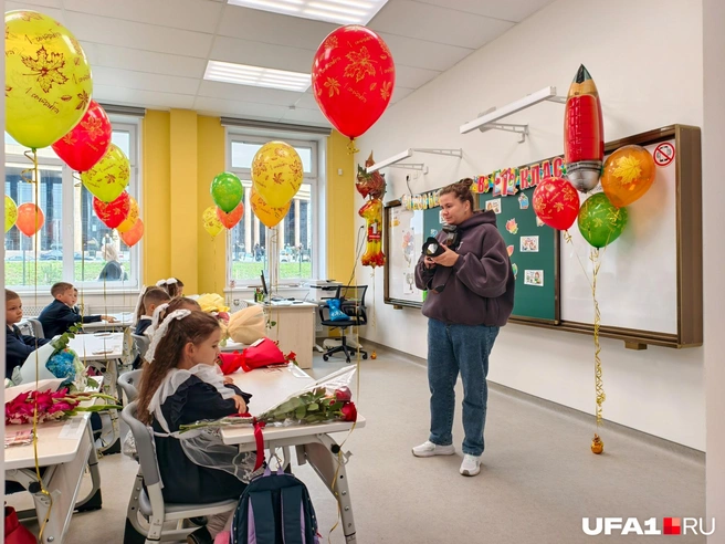 Первоклашки оценили свои учебные классы | Источник: Булат Салихов / UFA1.RU