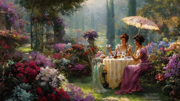 Хочу радоваться жизни: как создать свой «тайный сад» и получать от него удовольствие | Источник: Midjourney