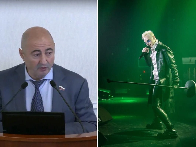 Александр Вайнберг представляет новую песню в collaboration с SHAMAN«ом | Источник: Заксобрание Нижегородской области / Vk.com, Наталья Бурухина / NN.RU