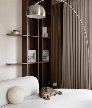 Для кота и его хозяйки: квартира 95 м² в Санкт-Петербурге