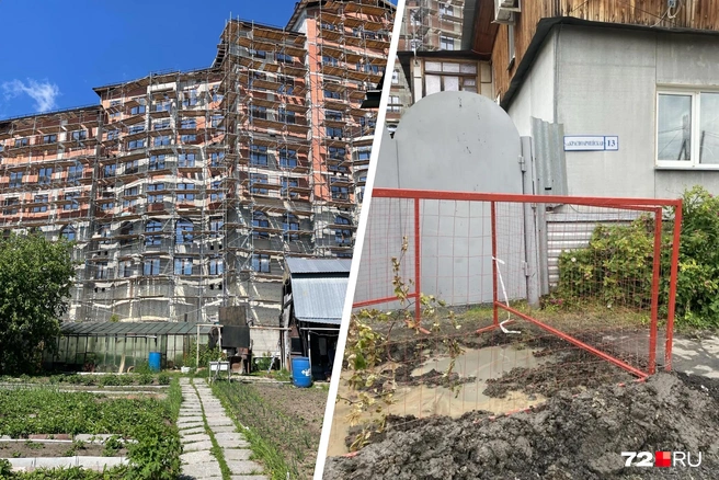 Пономаревы живут по соседству с новым ЖК | Источник: читатель 72.RU