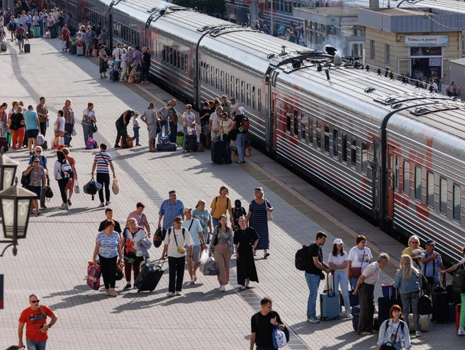 Об изменениях маршрута сообщила пресс-служба РЖД | Источник: Алексей Волхонский / V1.RU