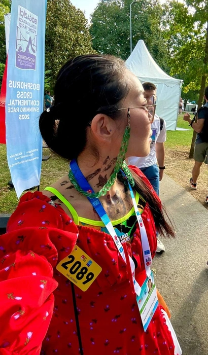 По ее словам, уровень безопасности на заплыве был достаточно высоким | Источник: Данажан Киспаева