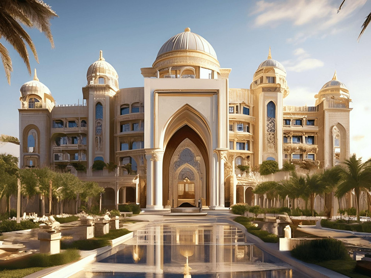 как выглядят роскошные дворцы шейхов — фото