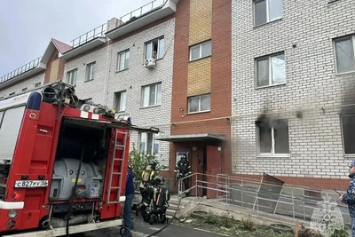 При пожаре в Орске эвакуированы шесть человек