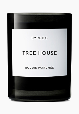 Свеча ароматическая Byredo TREE HOUSE Fragranced Candle, 240 г, цвет: прозрачный, RTLAAF244901 — купить в интернет-магазине Lamoda