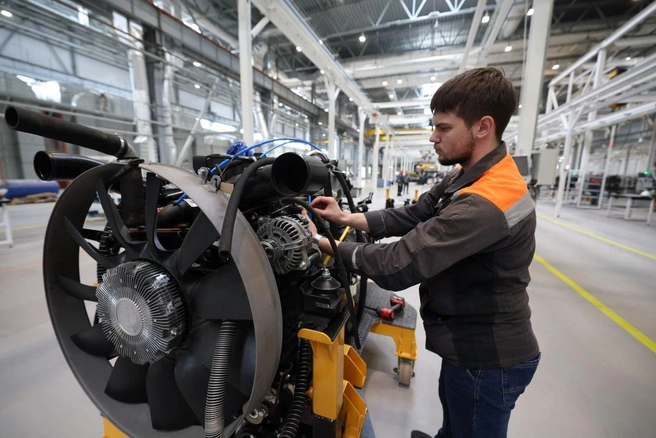 Новый сборочный комплекс автозавода «Урал» возвели меньше чем за два года  | Источник: Наиль Фаттахов / пресс-служба правительства Челябинской области 