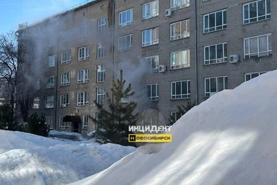 Новосибирцы сообщили о пожаре в кабинете НГТУ