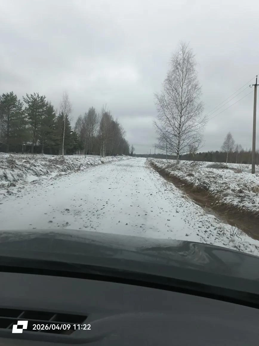 Дорожное полотно подморозило | Источник: Администрация Рыбинского муниципального округа / vk.com