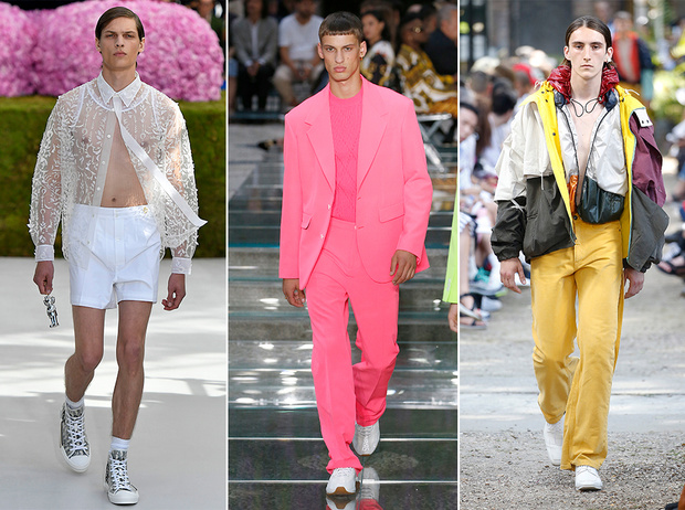 Фото №1 - 11 трендов c Недель мужской моды SS19, которые пригодятся не только мужчинам